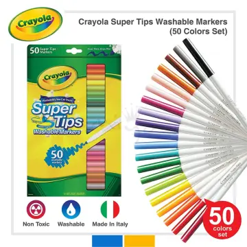  Crayola Super Tips Washable Markers Age 3+ - 50 Count