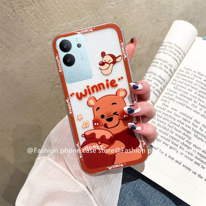 เคสโทรศัพท์-vivo-v29-5g-phone-case-เคส-vivo-v29e-v29-pro-5g-ใหม่ลดกระหน่ำเคสลายหมีสตรอเบอร์รี่น้ำผึ้งน่ารักเคสซิลิโคนนิ่มใส2023