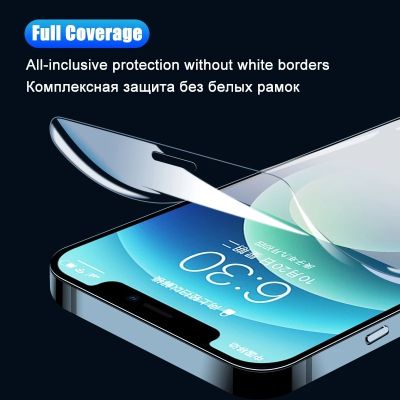 ✔❂◆ [สำหรับ For iPhone] ฟิล์มไฮโดรเจล Hydrogel ไอโฟน For iPhone 12 11 13 14 Pro X XR XS Max 6 6s 7 8 Plus SE 2020