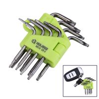 (LONG FA hardware)8Pcs Mini Torx ไขควงชุด T5 T6 T7 T8 T9 T10 T15 T20ซ่อมเครื่องมือชุด Chave De Fenda