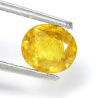 1.15 ct บุษราคัม (Yellow Sapphire) ทรงไข่ บางกะจะ