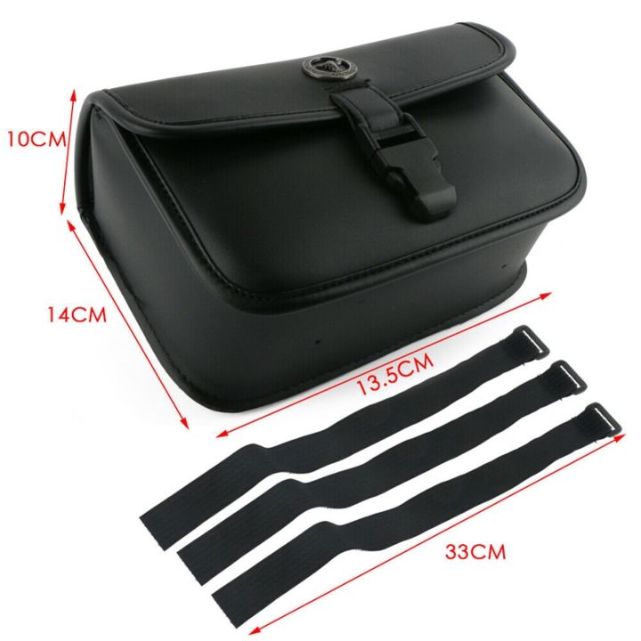 กระเป๋าทรงอานม้าสีดำสำหรับ-harley-davidson-sportster-xl883-1200