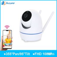 กล้อง Ip Wi-Fi อัจฉริยะ Buyee Hd 1080P กล้องวงจรปิดติดตามอัตโนมัติสำหรับเด็กทารกกล้องกล้องรักษาความปลอดภัย Cctv ที่บ้านสัตว์เลี้ยง