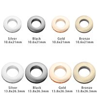 ☼MIHAN☼ Clothes Belt Making Alloy Hole DIY Bag Handbag Buckle Eyelet Button Luggage Hardware Alloy Grommets Leathercraft Ornament Accessories With Screws Metal EyeletsMulticolor