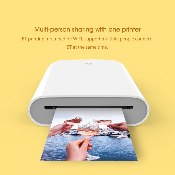 xiaomi-mi-portable-photo-printer-เครื่องพิมพ์รูปภาพขนาดพกพา-กระดาษโฟโต้-กระดาษปริ้นรูป-รับประกัน6เดือน