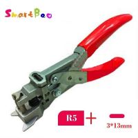 Corner Trimmer and Punch 3X13mm Hole and R5 Corner Punch for PVC Card, Photo, Paper; 2 in 1 Cutter Paper Punches