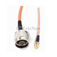 5 pcs RF Coaxial N Male to RP-SMA Female RG142 Jumper Cable Connector (15cm)