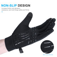 Giyo Full Finger ถุงมือขี่จักรยานฤดูหนาวกีฬากลางแจ้งจักรยานหน้าจอสัมผัส Anti-Slip Full Hand Mittens MTB Road Bike ถุงมือยาว