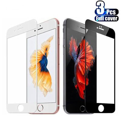3PCS Full Cover Tempered Glass for iPhone 7 8 6 6S Plus SE 2020 Screen Protector for iPhone 13 12 11 XR X XS Max Pro Mini Glass