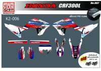 สติ๊กเกอร์ติดรถ วิบาก เอ็นดูโร่ รุ่น CRF 300L No.01