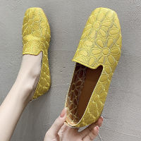 Large Size Toe Peas Shoes New Flat Soft Sole Mother Pumps