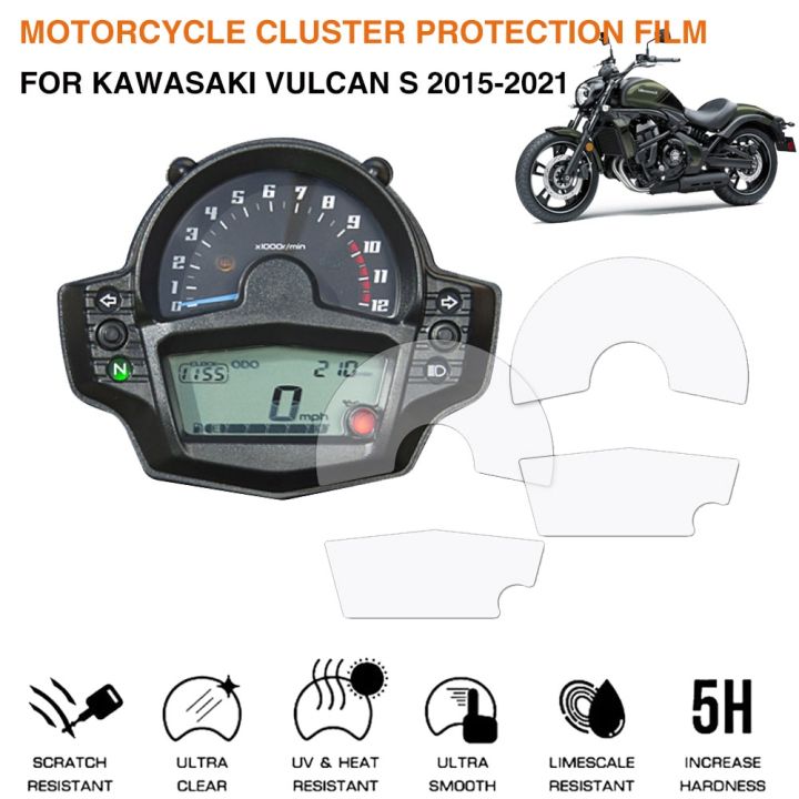 อุปกรณ์ป้องกันจอฟิล์มสำหรับ-kawasaki-vulcan-s-650-s650-vn650-vn-650อุปกรณ์เสริมรถจักรยานยนต์ป้องกันรอยขีดข่วน
