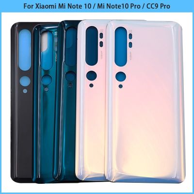 For Xiaomi Mi Note 10 / Mi Note 10 Pro Battery Back Cover 3D Glass Panel Rear Door Mi CC9 Pro Note10 Glass Housing Case Replace Replacement Parts