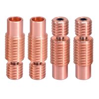 E3D V6 Red Copper Pipe All Metal Copper Alloy Heat Resistant M6 M7 thread DIY Kit 3D printer Parts Accessories