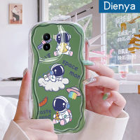 เคส Dienya สำหรับ VIVO Y15s Y15a Y01เคส Y02s ลายการ์ตูนตุ๊กตาน่ารักหมีขอบเป็นคลื่นเคสโทรศัพท์โปร่งใสเนื้อครีมแบบนิ่มใหม่ปลอกซิลิโคนกันกระแทกเคสใสป้องกันเลนส์กล้อง