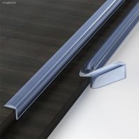 ﺴ❐ 1M Soft Clear PVC Table Edge Furniture Guard Corner Protector Baby Safety Care Cabinets Bumper Strip With Double-Sided Tape