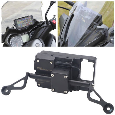 For Yamaha XMAX 300 XMAX300 X MAX 300 Motorcycle Front Phone Stand Holder Smartphone Phone GPS Navigaton Plate Bracket
