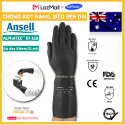 Ansell 87-118 Poly anti chemical gloves combo 87