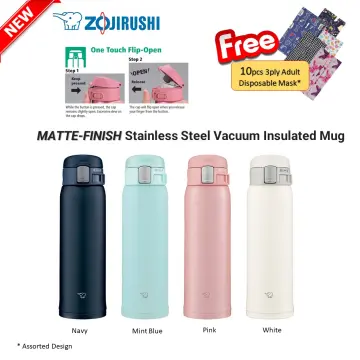 Zojirushi Sm-Wa36-Pa Peach Pink Stainless Mug 360ml - Japanese Vacuum