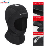 ใหม่3MM Scuba Neoprene ปกป้องผมหมวกดำน้ำไหล่อุปกรณ์ดำน้ำ Spearfishing Dropship Warm Surf หมวกว่ายน้ำ