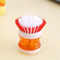 Washing Utensils with Washing Up Liquid Soap Dispenser Wash Pot Dish Cleaning Brush Cleaning Brush Scrubber Cleaning Accessories Cleaning Tools