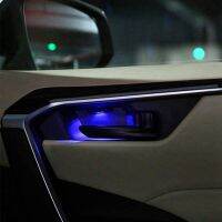 Car Interior LED Decorative Light Door Interior Atmosphere Light Ice Blue for 2018-2021