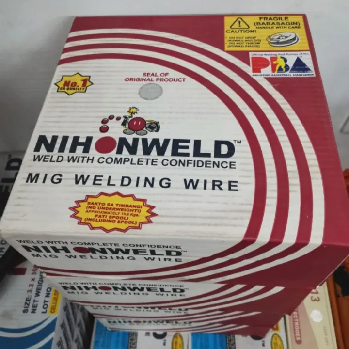 Nihonweld MIG Welding Wire 0.8mm NM 70S6 15 kilos 100 Original