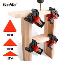 GanWei Wood Board Clamps 60/90/120 Degrees Replaceable Spring Fixtures Right Angle Auxiliary Fixing Tool Woodworking Clips