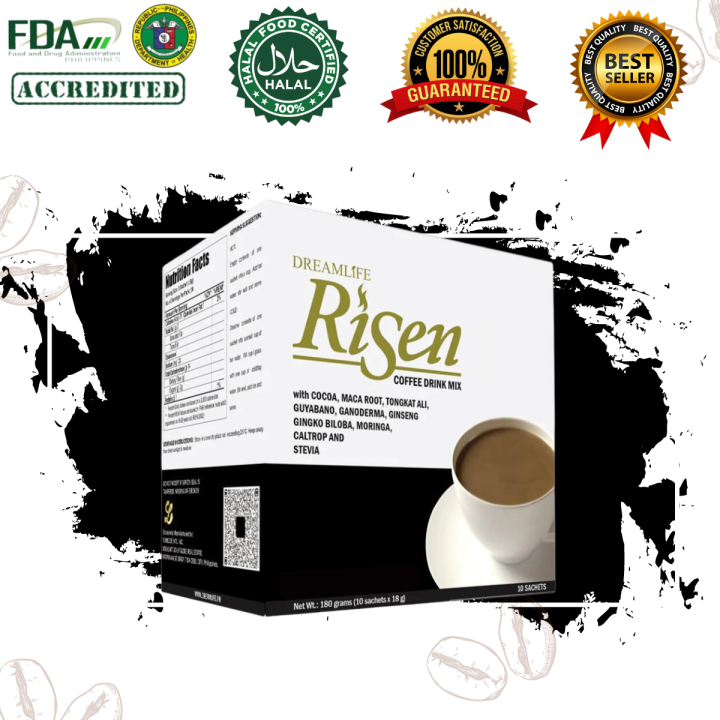 Risen Coffee Mix 10 Sachets X 18g Libido Boostersex Enhancerincreases Fertility Both Men 6001