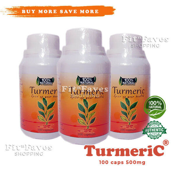 Turmeric Food Supplement Original Healthy Liver Prostate Skin Natural Pain Reliever Uric Acid