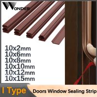 【lz】❦♦♤  Auto-adesivo Silicone Rubber Sealing Strip insonorização Weatherstrip Gap Blocker fita isolante Browm Window Tipo I