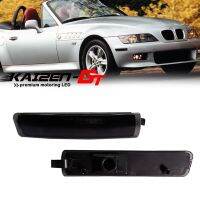 2ชิ้นกันชนหน้ารถเลนส์รมควันฝาครอบข้างสำหรับ1996 2002 Bmw Z3ม. คูปพ์โร้ดสเตอร์ไม่มีหลอดไฟ/ซ็อกเก็ต