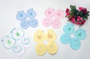 Set bao tay bao chân hàng đẹp cho bé vải cotton mềm mịn thoáng mát thấm