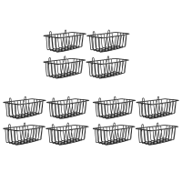 12PCS Shelf for Design Metal Wall Grille, Shelf Design Grid Photo Wall Used for Lattice Photo Wall Wire Basket