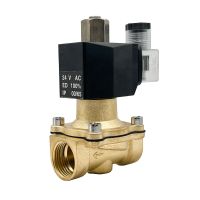 【hot】☽✣✆  3/8 1/2 3/4 1 1-1/4 2 IP65 Solenoid 24V 12V 220V 110V Water/Gas Valves