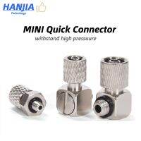 10PCS Mini Pneumatic Pipe Fitting Quick Connectors M3 M5 M6 Thread 3mm 4mm 6mm Hose Fast Connection Coupling Air Cylinder Joint Hand Tool Parts Access