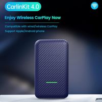 Car Wireless Carplay Dongle Car Wired to Wireless Carplay Adapter In-vehicle Interconnection Box for Android4.4 for iOS 10 Above