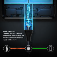 USB C ถึง USB C สายชาร์จสายชาร์จ USB2.0ประเภท C อินเตอร์เฟซสำหรับแล็ปท็อป