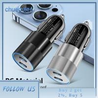 อุปกรณ์เสริม CHUEGUJE6 40W ที่ชาร์จเร็ว Type C ที่ชาร์จแบตในรถพอร์ตแบบคู่ PD + PD