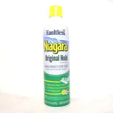 Faultless Niagara Lemon Scent Ironing Spray Starch 20 oz