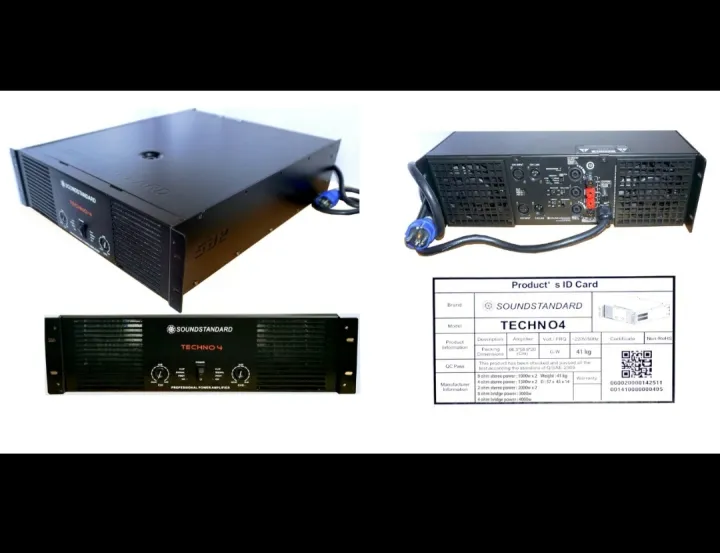 Power Amplifier Soundstandard Techno 4 Lazada Indonesia