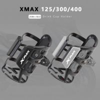 ♧ที่วางแก้วเครื่องดื่มอลูมิเนียมติดกระบอกน้ำสำหรับ Yamaha Xmax 125 250 Iron Tech Max X-Max 300 400 Xmax125 Xmax300 2006-2021 2022