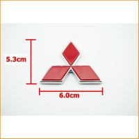 ป้ายโลโมิตซูบิชิพลาสติกสีแดงขอบโครเมี่ยม ขนาด 6.0x5.3 cmติดตั้งด้วยเทปกาวสองหน้า จัดส่งเร็วสินค้าดีมีคุณภาพ **การันตีคุณภาพ**