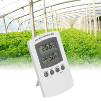 Temperature and Humidity Monitor Portable Thermometer High Accuracy for Indoor Outdoor for Home for Greenhouse