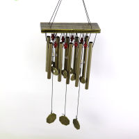 โมบายลมกระดิ่งลม ระฆังลม Wind Chimes กระดิ่งแท่งสีเงิน แขวนตกแต่งบ้าน ที่ทำงาน ร้านค้า เ