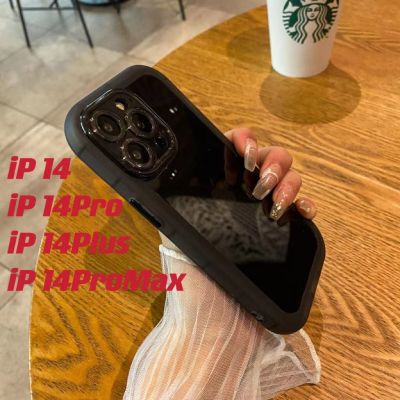 ปลอกกันกระแทก Tebal สีดำเรียบง่าย Ip 13เคสโทรศัพท์,ใช้ได้กับ IP 11 12 Pro Max XR X XS 6 Plus เคส Tpu นิ่ม