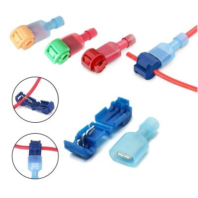 hot✺❡✸  20/40Pcs T-Tap Wire Connectors T-type Crimp Terminal Electrical Cable