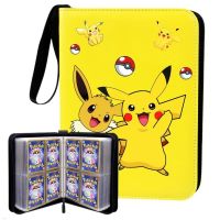 400 Pieces Pokemon Cartoon Game Battle Collection Card Holder Album Card Zipper Binder Business Card Holder Children 39;s Toys Gift