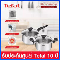 Tefal ชุดเครื่องครัว 4 ชิ้น มีหม้อ 2 หูพร้อมฝาแก้วและหม้อต้ม พร้อมฝาแก้ว รุ่น E308S474