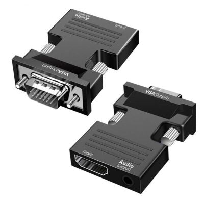 ▽ 2023 New VGA To HDMI-compatible Adapter Converter HD 1080P HDMI-compatible To VGA Adapter For PC Laptop To HD TV Projector
